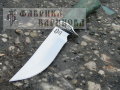 Нож Рысь-1 (сталь 95х18)стаб.карельская береза, мельхиор. 7