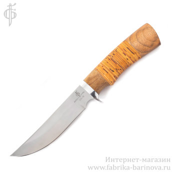 Нож Рысь-1 (сталь 95х18 кованая) рукоять береста