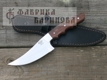 Нож Горец (сталь 95Х18) цельнометаллический, рукоять орех.