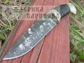 Нож Витязь (сталь Д2) рукоять граб/мельхиор. 3