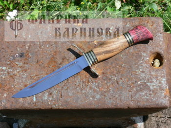 Нож Финка НКВД-1 (сталь 95х18) рукоять орех.